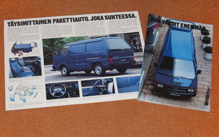 1987 Nissan Vanette paku esite - KUIN UUSI - suom