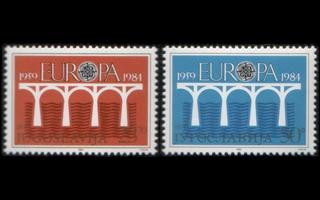 Jugoslavia 2046-7 ** Europa (1984)