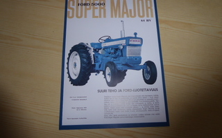 Ford 5000 Super Major traktori juliste koko A4