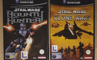 Star Wars Bounty Hunter ja Clone Wars GameCube -pelit