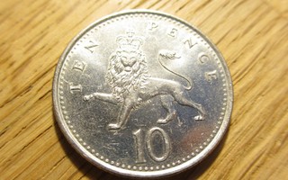 Englanti - Ten Pence / 10 Pence 1992