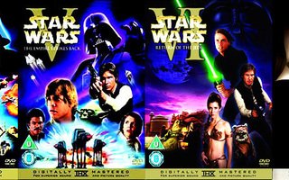 Star Wars 4-6, alkup teatteriversiot 1977-83 +Bonus. 7DVD