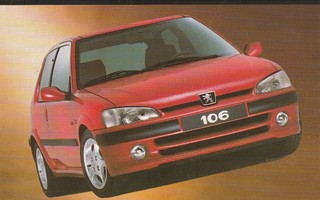 AUTOKORTTI - PEUGEOT 106 GTI