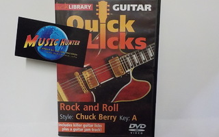 QUICK LICKS ROCK AND ROLL, STYLE: CHUCK BERRY UUSI DVD