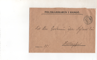 Vapaakirje N:o 284, Kuvernöörille 1910 hangosta