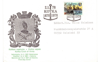 KOTKA FIRST DAY COVER 1978