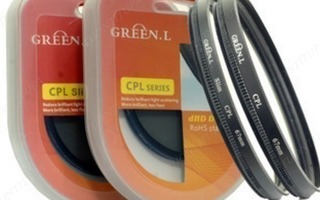 40,5mm CPL-Suodin Green L  pyöröpolarisaatiosuodin
