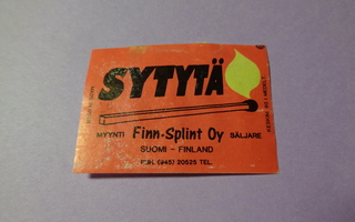 TT-etiketti Finn-Splint Oy - Sytytä