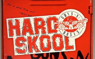 GUNS N’  ROSES : Hard Skool : 7” vinyl, uusi