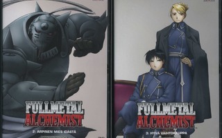 FULLMETAL ALCHEMIST - osat 2 ja 3 - 2 x Suomi-DVD 2004