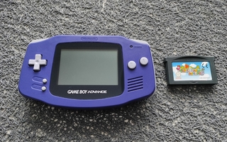 Gameboy Advance + Super Mario Advance peli