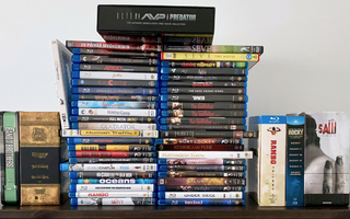 Blu-ray & DVD paketti (enimmäkseen elokuvia)