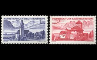 Liechtenstein 565-6 ** Postimerkkinäyttely LIBA 72 (1972)