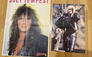 Joey Tempest Europe ja Madonna julisteet