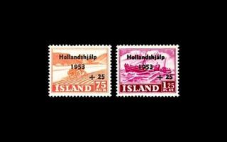 Islanti 285-6 ** Hollandshjälp (1953)