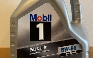 MOOTTORIÖLJY MOBIL 1 Peak Life 5W-50 (Pilkkahintaan)