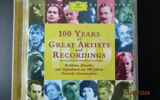 100 YEARS OF GREAT ARTISTS AND RECORDINGS (CD)