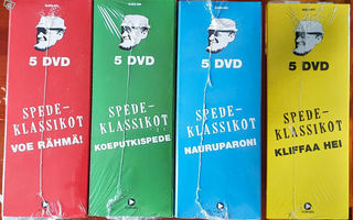 4 x SPEDE KLASSIKOT DVD boxit