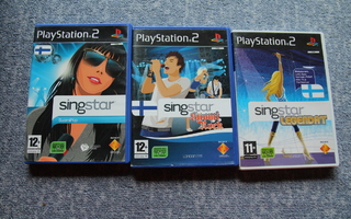 PS2 : Singstar paketti : SuomiRock, SuomiPop ja Legendat