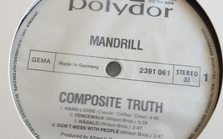 Mandrill LP Composite truth  1972  PROMO!! Soul Funk