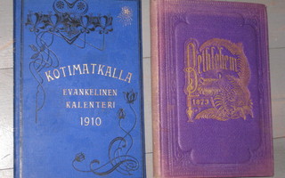 Kaksi Evankelista Kalenteria   1875  ja  1910