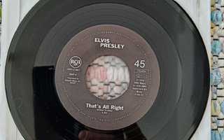 ELVIS PRESLEY - That's All Right / Blue Moon Of Kentucky 7"