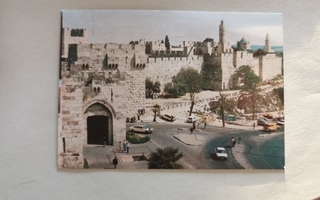 JERUSALEM, JAFFA GATE, kulkenut postikortti