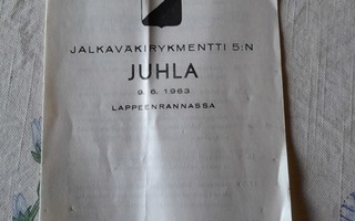 jr 5 juhlaohjelma 1963