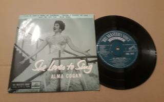 Alma Cogan - She Loves To Sing ep ps 1958 pop vocal rare