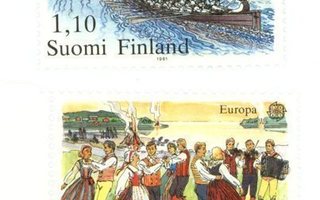 Vuoden 1981 postimerkkejä**:  Europa (2)