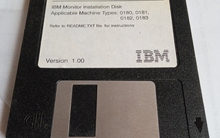 IBM Monitor Installation Disk