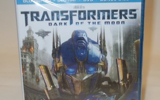 TRANSFORMERS: DARK OF THE MOON 4-DISC LTD 3D BD (UUSI)