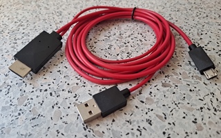 MHL Adapteri Micro USB to HDMI Näyttösovitin