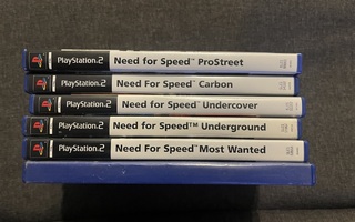 Need For Speed PS2-Pelejä