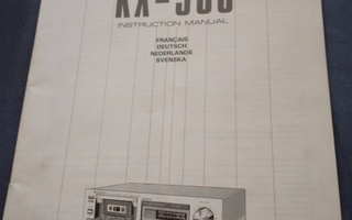 Kenwood kx500 käyttöohje
