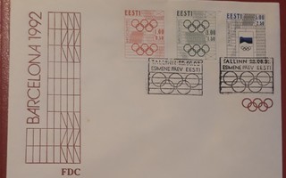 Viro 1992 - Olympialaiset Barcelona  FDC 2