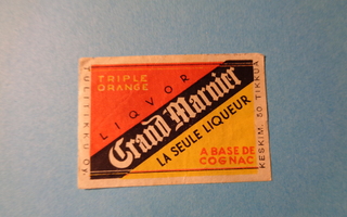 TT-etiketti Liqvor Grand Marnier