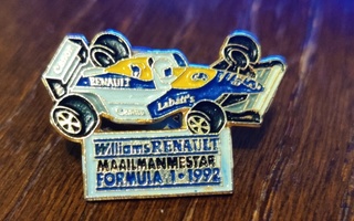Formula 1 MM 1992 Williams/Mansell pinssi