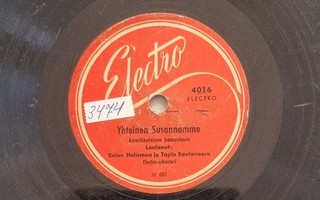 Savikiekko 1947 Tapio Rautavaara Reino Helismaa Electro 4016