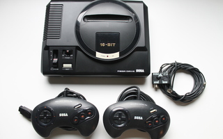 Sega Mega Drive I - konsolipaketti *huollettu*