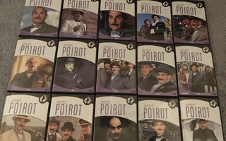 Poirot kaudet 1-14 + 16 dvd