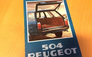 Myyntiesite - Peugeot 504 Break/Familiale - 1978