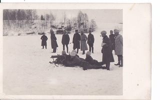 VANHA Valokuva Suojeluskunta Kuopio 1921 Maxim Konekivääri