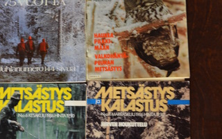 Metsästys ja Kalastus lehdet 6,10,11,12/1986