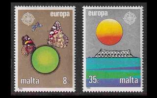 Malta 746-7 ** Europa luonnonsuojelu (1986)