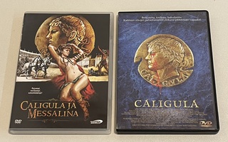 Caligula ja Messalina (1981) AWE + Caligula (1978) DVD:t