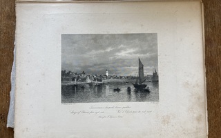 O. Kleineh: Tammisaaren kaupunki lounas-puolelta, 1872