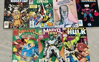 Marvel sarjakuvalehtiä, Ihmeneloset, Kostajat ym… -90 luku