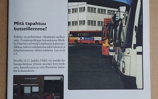 Päättäri Linjebuss henkilöstölehti 3/1997 bussi linja-auto