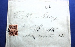 1890 Helsingin kaupungin posti